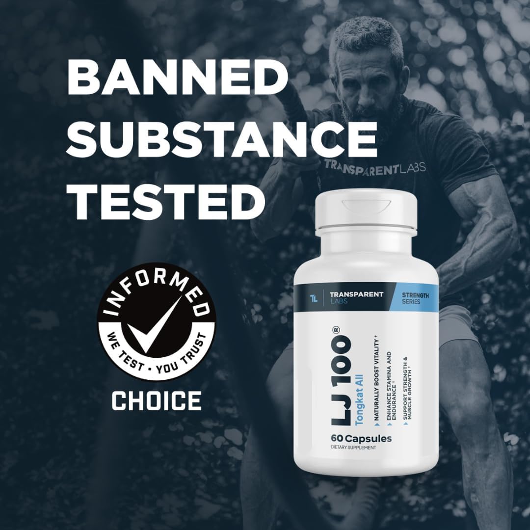 Transparent Labs LJ100® - Tongkat Ali 60 Capsules