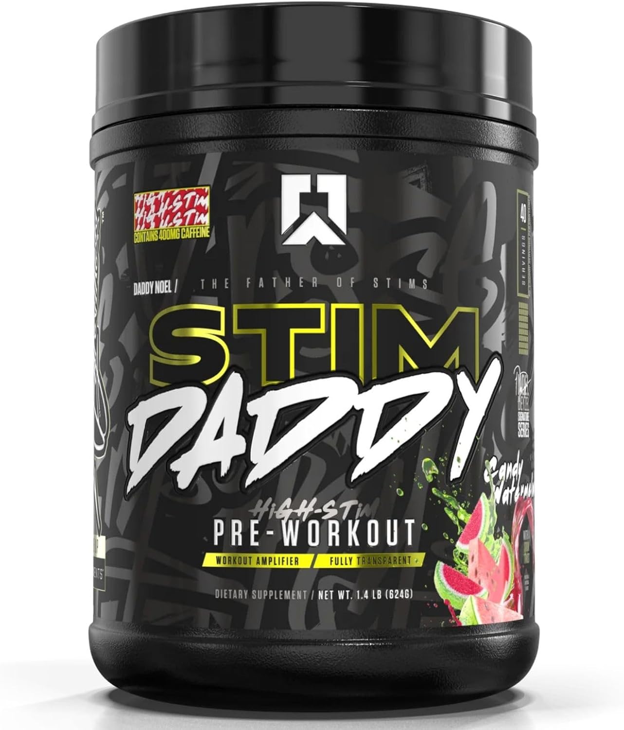 Ryse Signature Series Stim Daddy | High Stimulant Pre Workout | 21+ Grams Actives | 400mg Caffeine | 40 Servings
