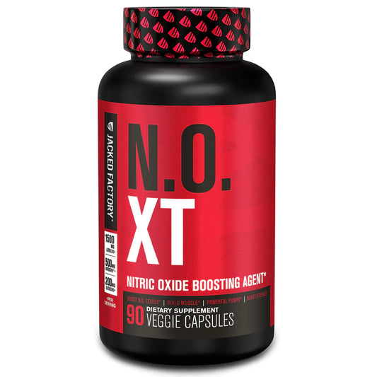 Jacked Factory N.O. XT Nitric Oxide Supplements for Men w/Nitrosigine L Arginine L Citrulline Supplement for Muscle Pumps & Vascularity - Pre Workout Nitric Oxide Booster & Muscle Builder