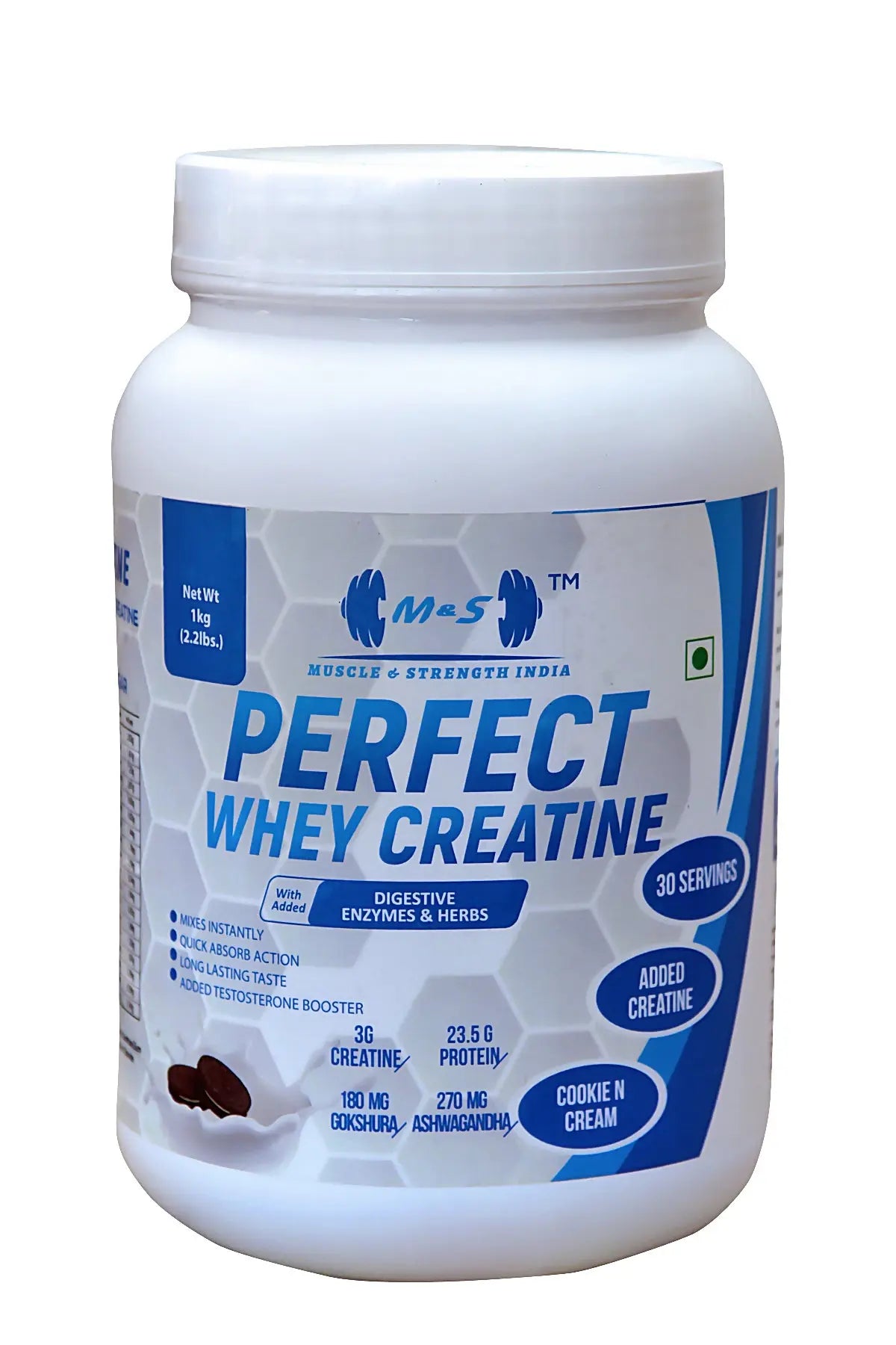 Muscle & Strength India Perfect Whey Creatine - Muscle & Strength India - India's Leading Genuine Supplement Retailer