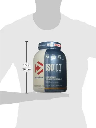 DYMATIZE ISO 100 CHOCOLATE PEANUT BUTTER 3 LB - Muscle & Strength India - India's Leading Genuine Supplement Retailer