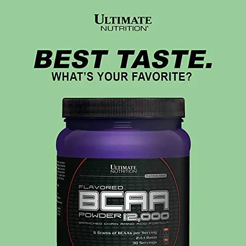 Ultimate Nutrition 100%  BCAA 12000 Flavored - Muscle & Strength India - India's Leading Genuine Supplement Retailer