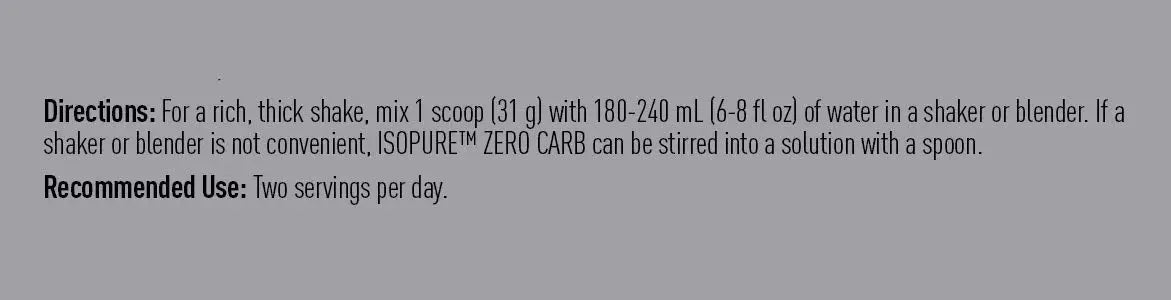 Isopure Zero carb 3LBS Mint Chocolate Chip - Muscle & Strength India - India's Leading Genuine Supplement Retailer