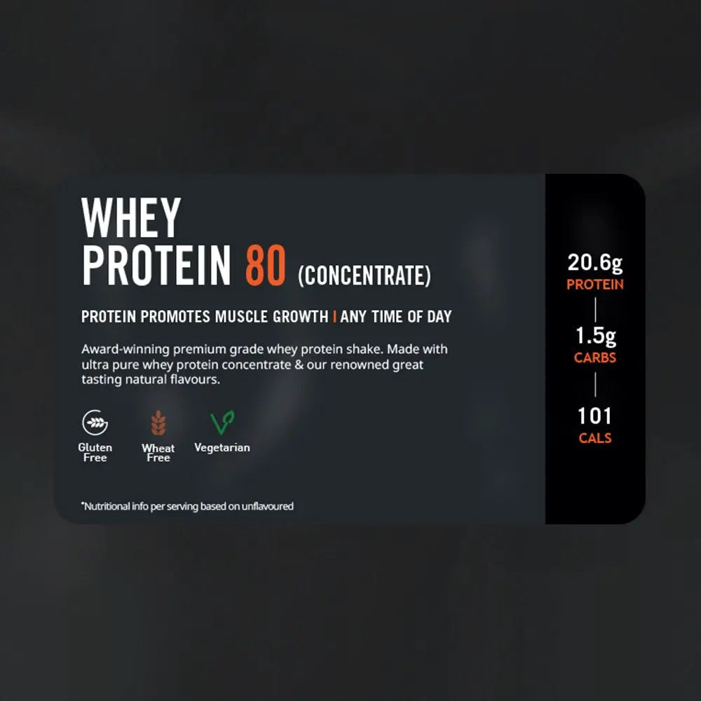 The Protein Works Whey Protein 80(Con) 2kg Choc Mint Brownie - Muscle & Strength India - India's Leading Genuine Supplement Retailer