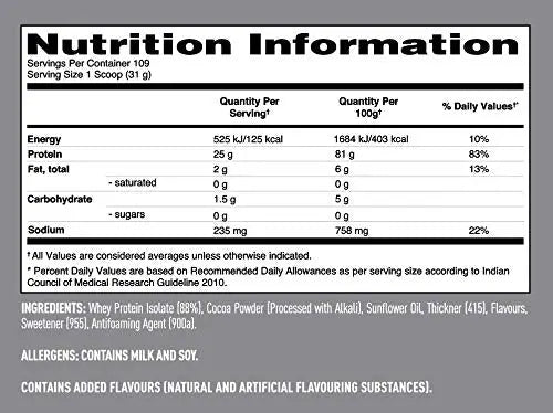 Nature Best Isopure Low Carb 7.5 Lbs Dutch Chocolate - Muscle & Strength India - India's Leading Genuine Supplement Retailer