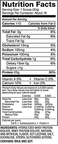 DYMATIZE ISO 100 HYDROLYZED 5 LB GOURMET VANILLA - Muscle & Strength India - India's Leading Genuine Supplement Retailer