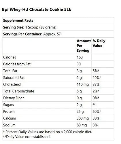 BPI WHEY HD CHOCOLATE COOKIE 4.1 LBS - Muscle & Strength India - India's Leading Genuine Supplement Retailer