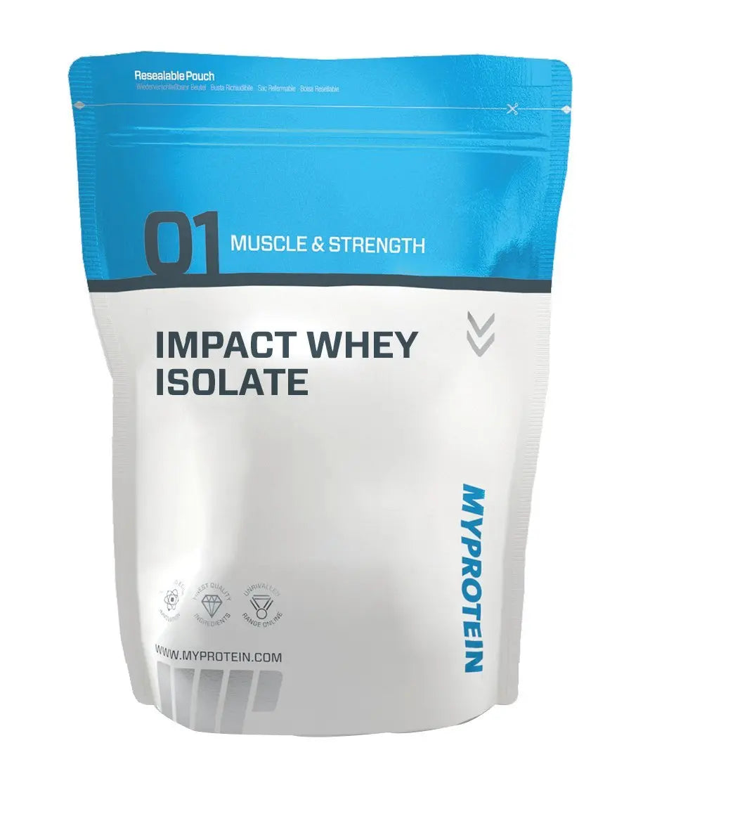 MY PROTEIN IMPACT WHEY ISOLATE STRAWBERRY CREAM FLAVOUR 1 KG - Muscle & Strength India - India's Leading Genuine Supplement Retailer