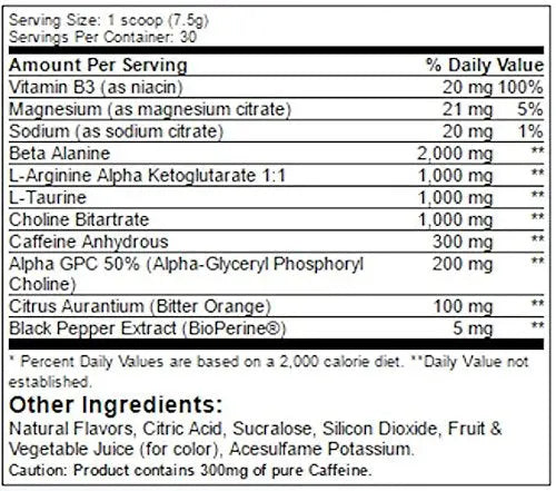 RSP DYNO PREWORKOUT 30 SERVINGS WILD BERRY - Muscle & Strength India - India's Leading Genuine Supplement Retailer