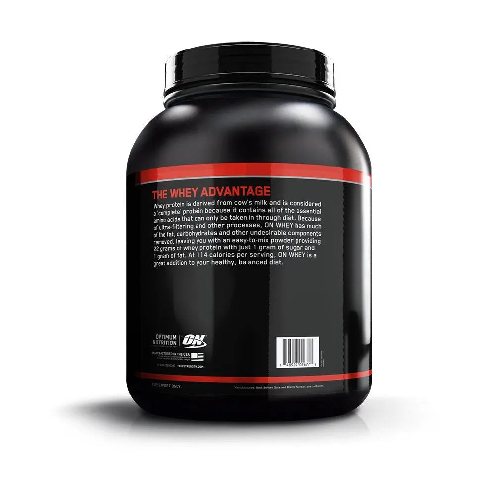 ON WHEY 100% PROTEIN MILK CHOCOLATE 4.5 LB - Muscle & Strength India - India's Leading Genuine Supplement Retailer