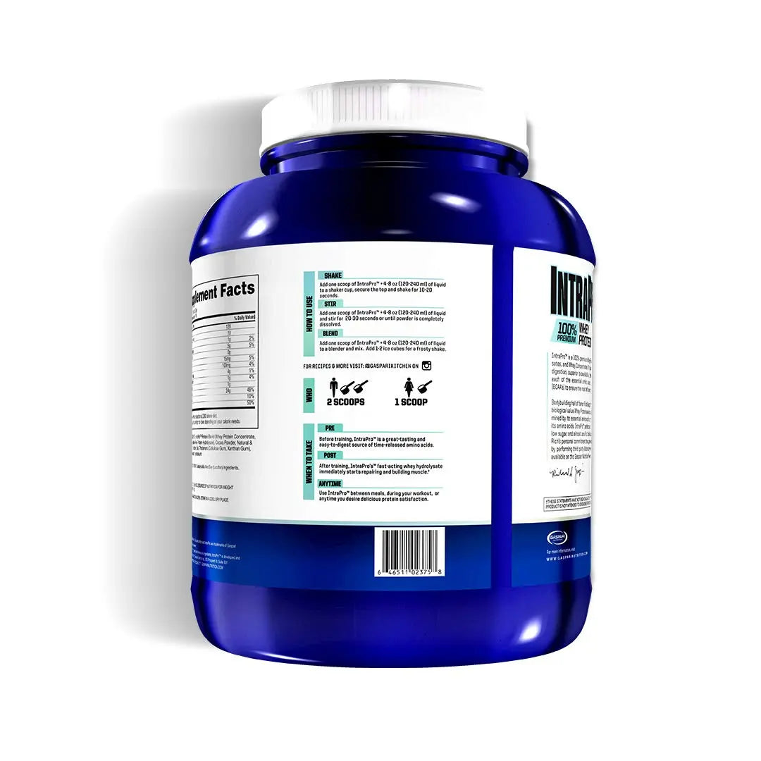 Gaspari Intrapro Chocolate Milk Whey (5 lb) - Muscle & Strength India - India's Leading Genuine Supplement Retailer