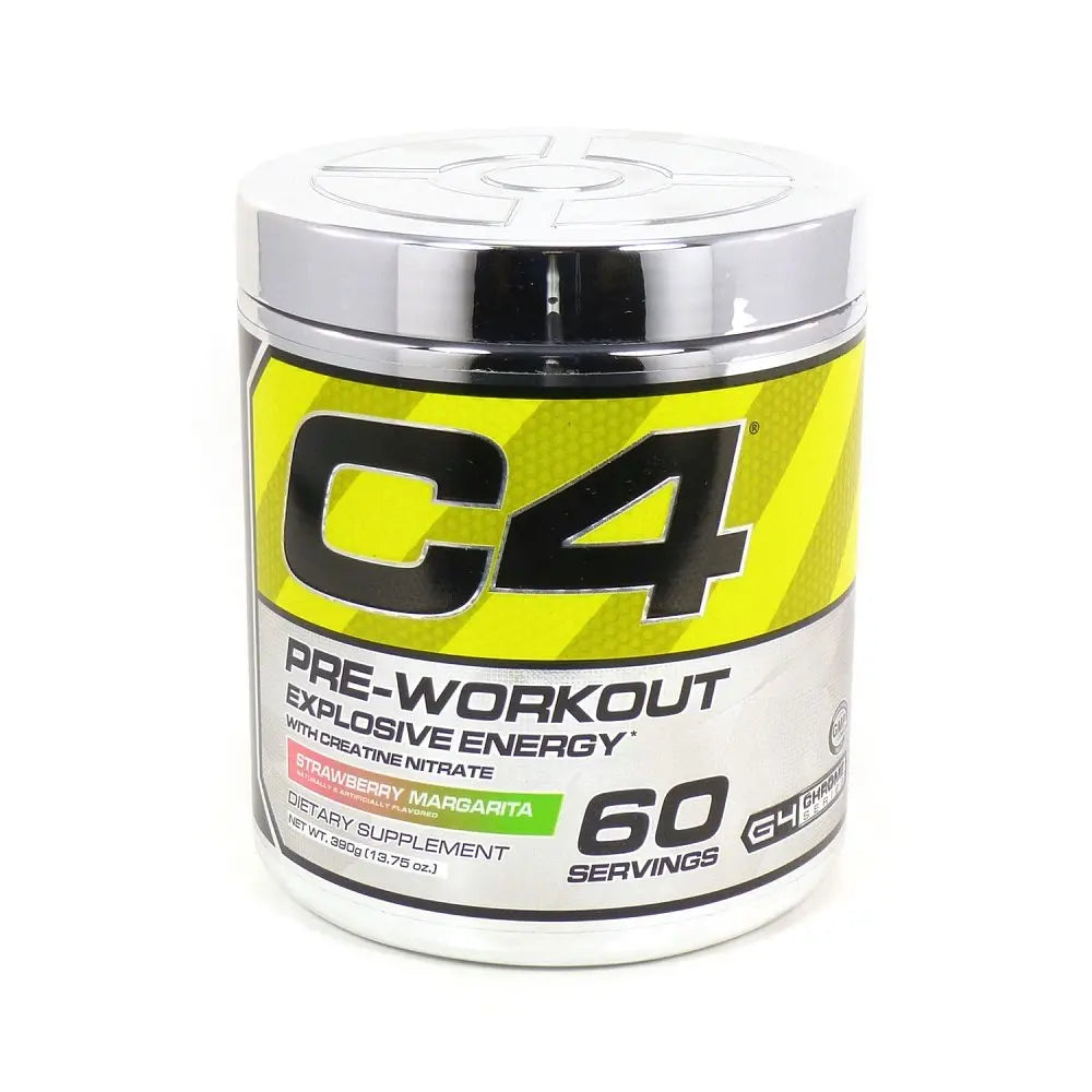 CELLUCOR C4 PRE WORKOUT SERVINGS 60 STRAWBERRY MARGARITA - Muscle & Strength India - India's Leading Genuine Supplement Retailer