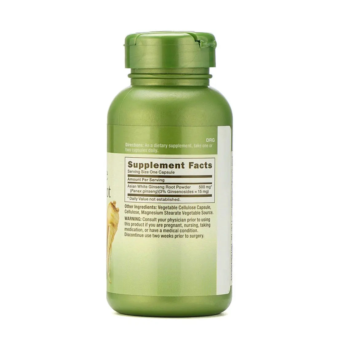 Asian White Ginseng Root 90 Caps - Muscle & Strength India - India's Leading Genuine Supplement Retailer