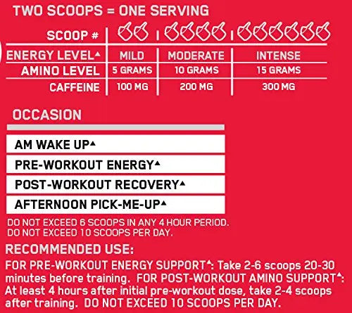 ON AMINO ENERGY STRAWBERRY LIME 270 GM - Muscle & Strength India - India's Leading Genuine Supplement Retailer