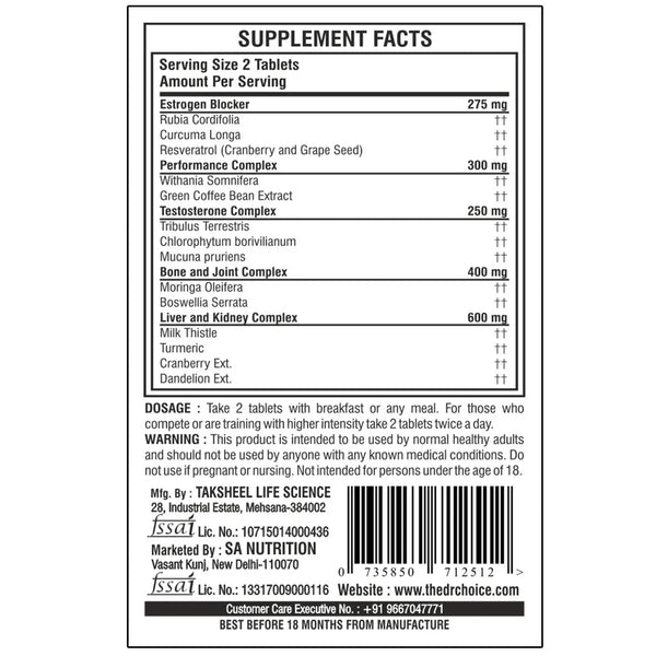 Doctor's Choice PCT PRO AllinOne Kidney Detox Liver Detox