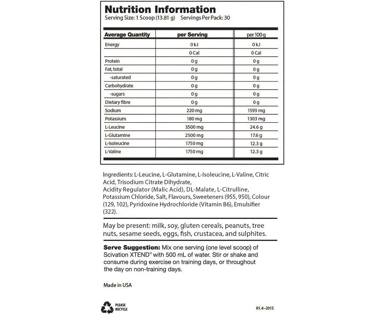 Scivation Xtend BCAA 30 Serving Mango - Muscle & Strength India - India's Leading Genuine Supplement Retailer