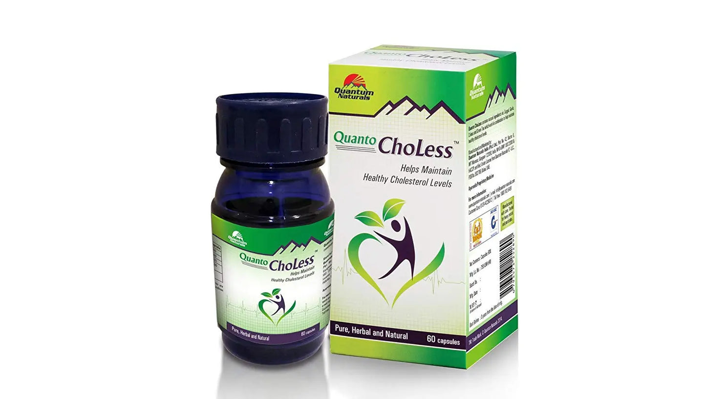 QUANTO CHOLESS CAPSULES 60 CAP - Muscle & Strength India - India's Leading Genuine Supplement Retailer