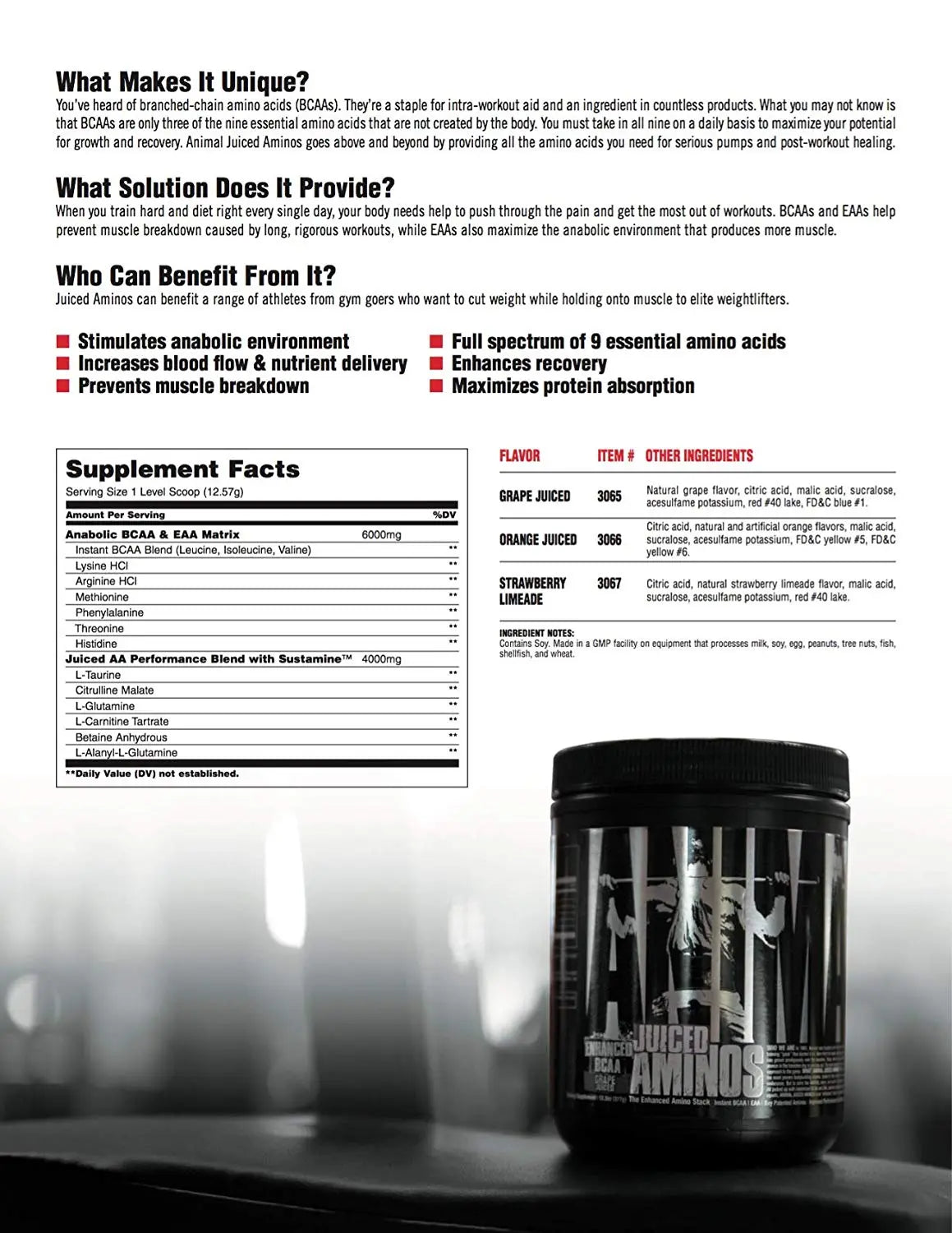 UNIVERSAL AMINO JUICED AMINO GRAPE JUICED - Muscle & Strength India - India's Leading Genuine Supplement Retailer