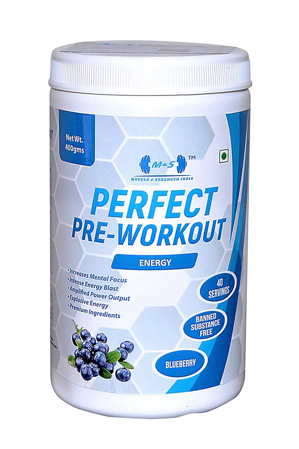 MUSCLE & STRENGTH INDIA PERFECT PREWORKOUT - Muscle & Strength India - India's Leading Genuine Supplement Retailer