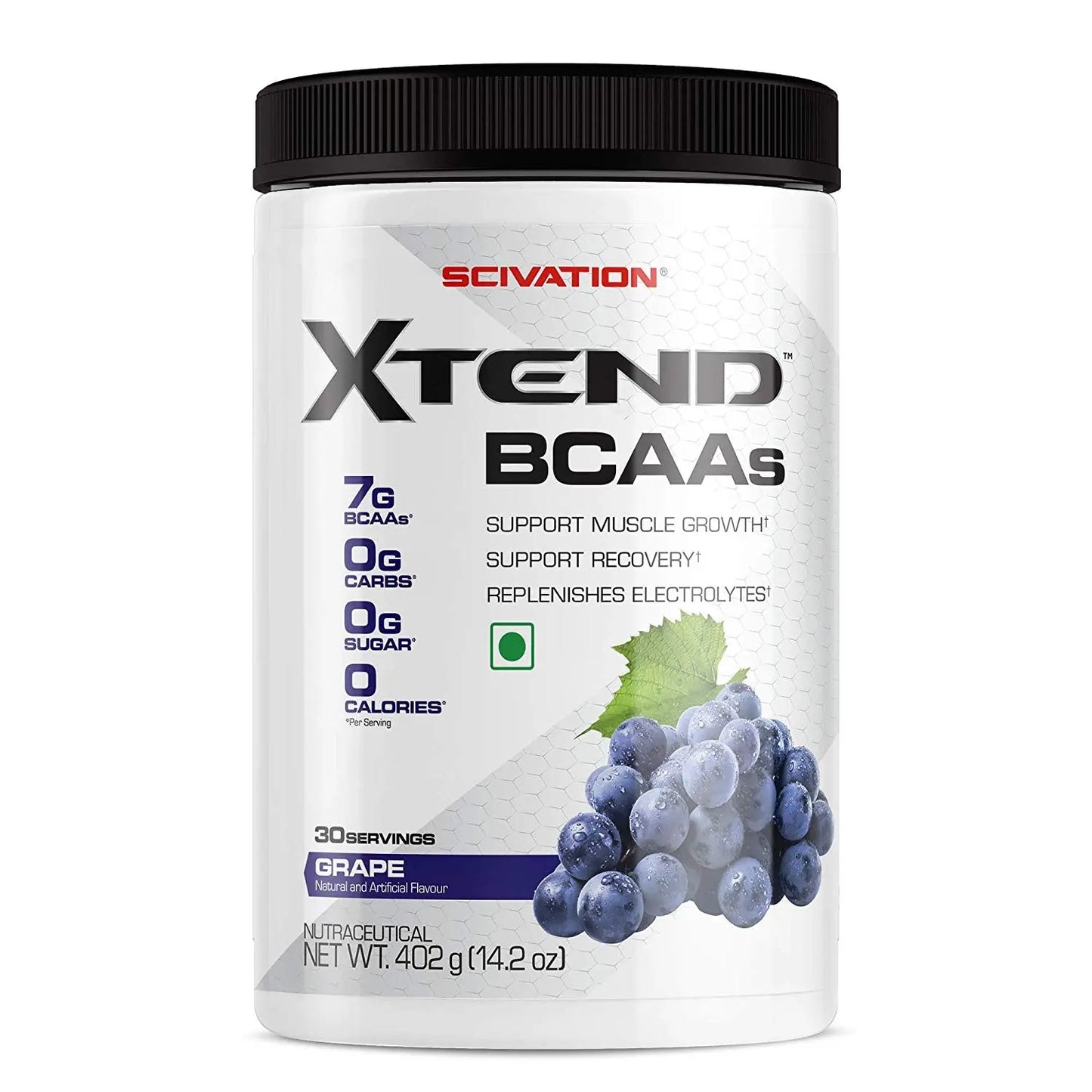 SCIVATION XTEND BCAA 30 SERVINGS GRAPE - Muscle & Strength India - India's Leading Genuine Supplement Retailer