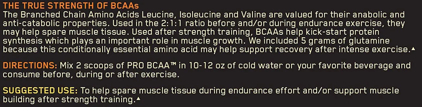 Optimum Nutrition (ON) Pro BCAA - 20 Servings (Fruit Punch) - Muscle & Strength India - India's Leading Genuine Supplement Retailer