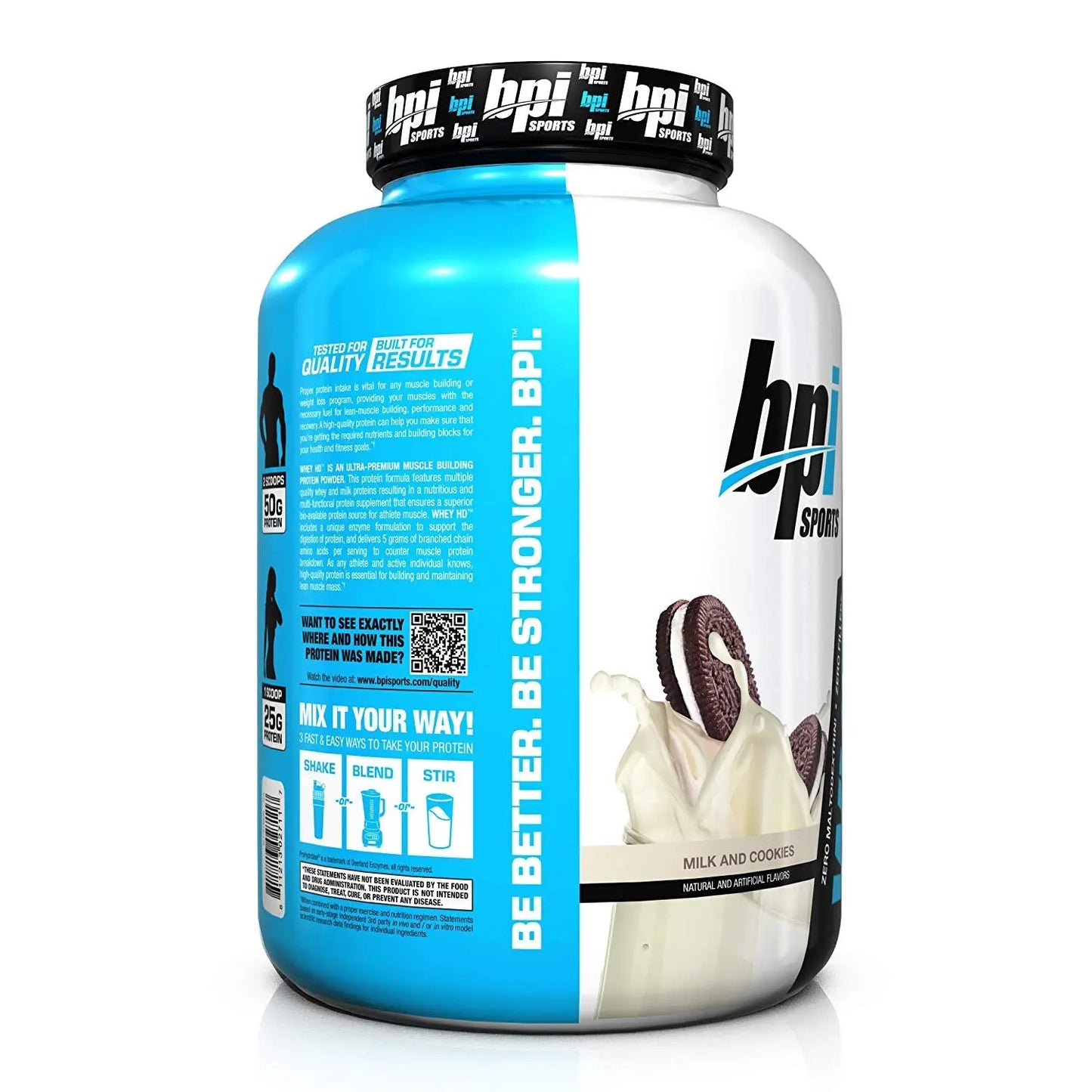 Bpi Whey HD 4.1 LBS Milk & Cookies - Muscle & Strength India - India's Leading Genuine Supplement Retailer