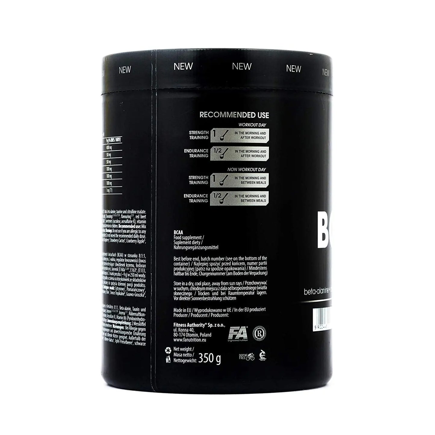 FA BCAA 8:1:1 STRAWBERRY CACTUS 350 GMS) - Muscle & Strength India - India's Leading Genuine Supplement Retailer