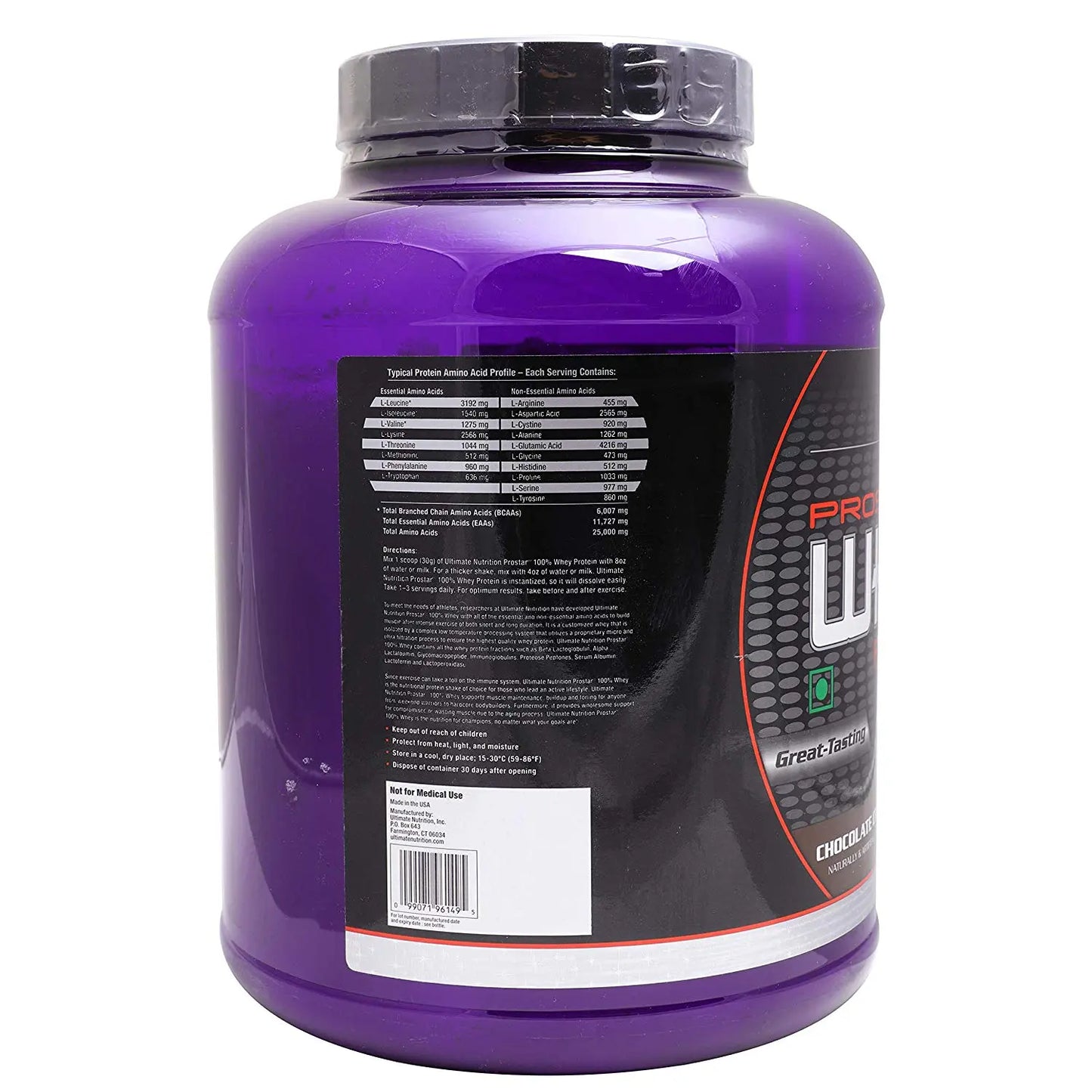 ULTIMATE NUTRITION PROSTAR 100% WHEY PROTEIN 5.28lb Chocolate - Muscle & Strength India - India's Leading Genuine Supplement Retailer