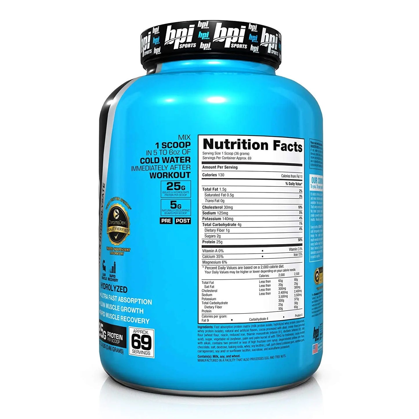 BPI SPORTS ISO HD 5.01 LBS CHOCOLATE BROWNIE - Muscle & Strength India - India's Leading Genuine Supplement Retailer