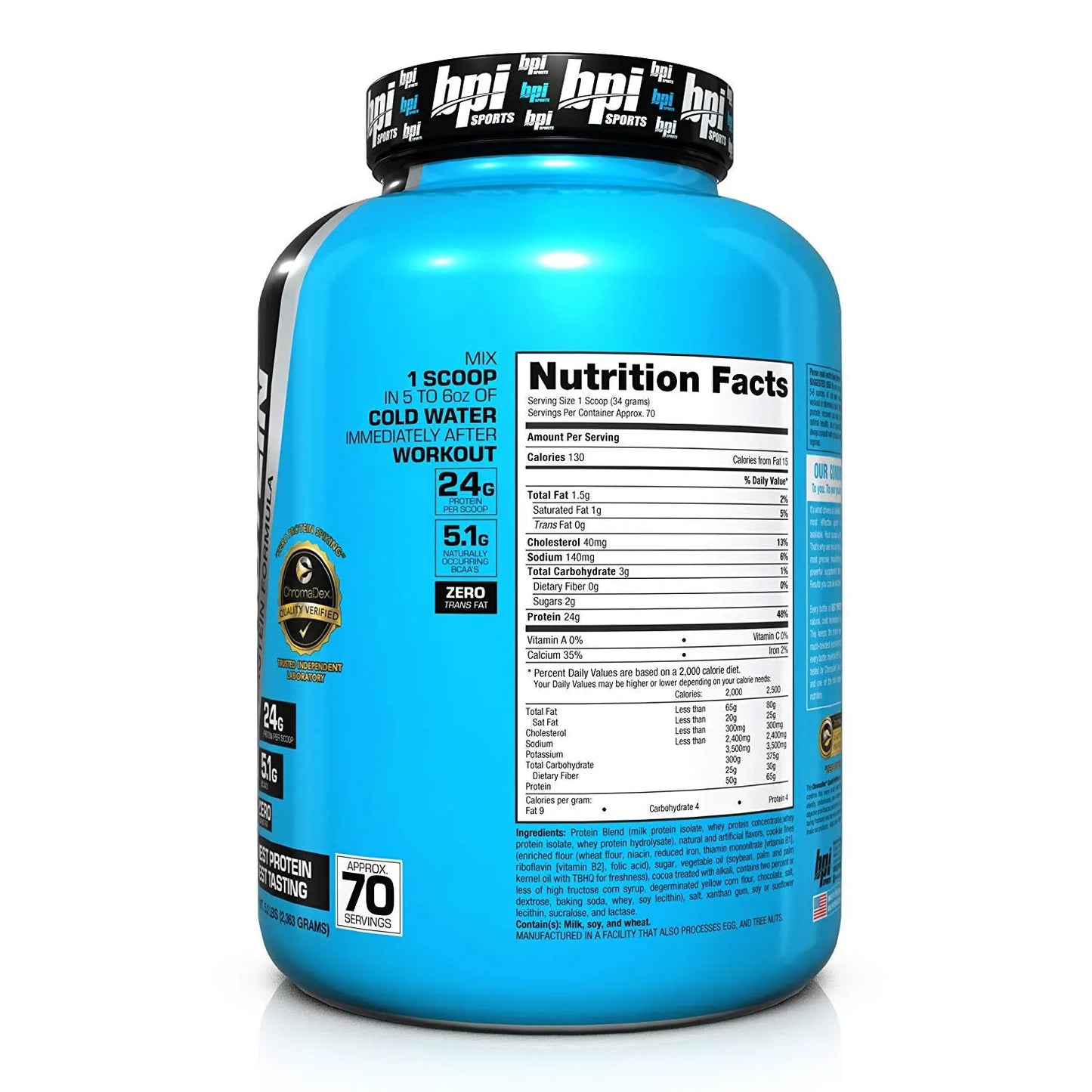 BPI BEST PROTEIN COOKIES N CREAM 5 LBS - Muscle & Strength India - India's Leading Genuine Supplement Retailer