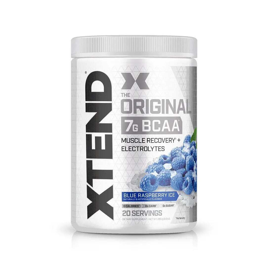 SCIVATION XTEND BCAA 30 SERVINGS BLUE RASPBERRY - Muscle & Strength India - India's Leading Genuine Supplement Retailer