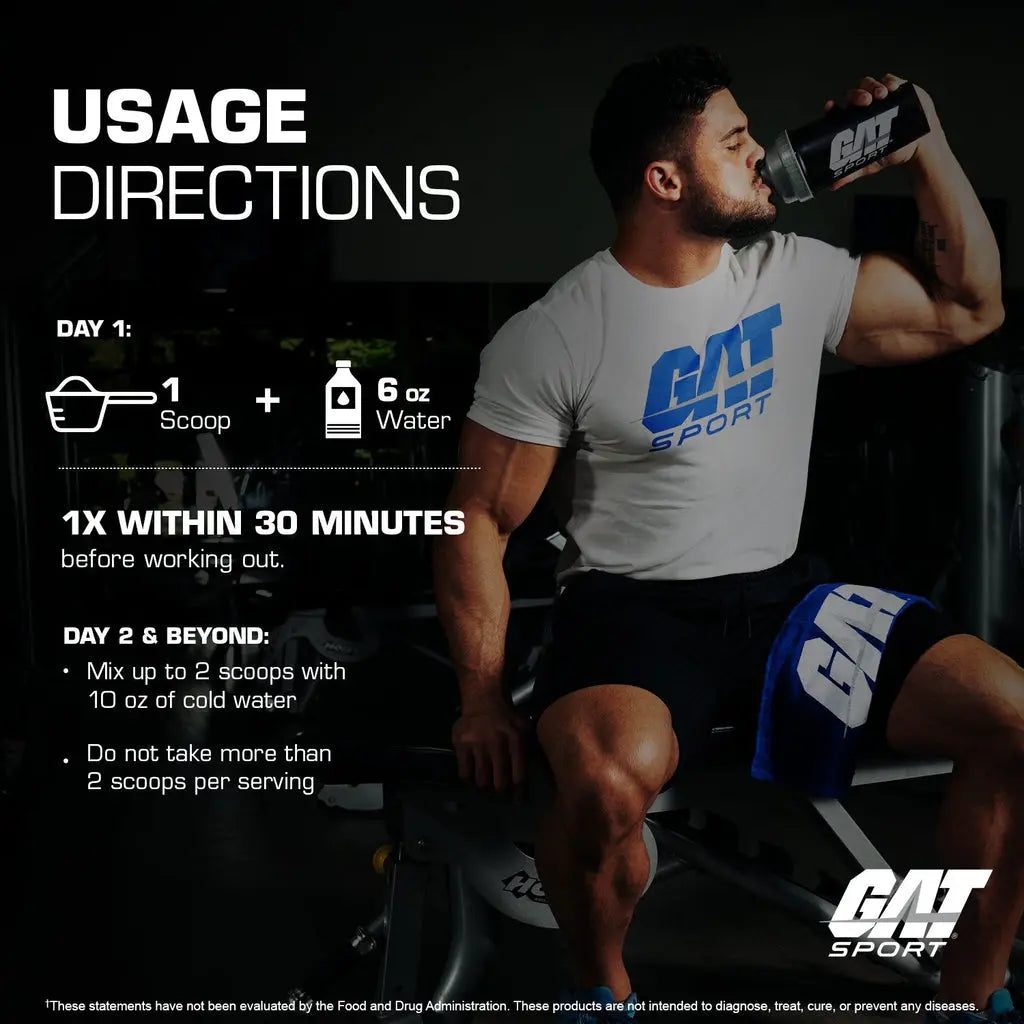 GAT NITRAFLEX BLACK Extreme Pre-Training Formula - India's Leading Genuine Supplement Retailer