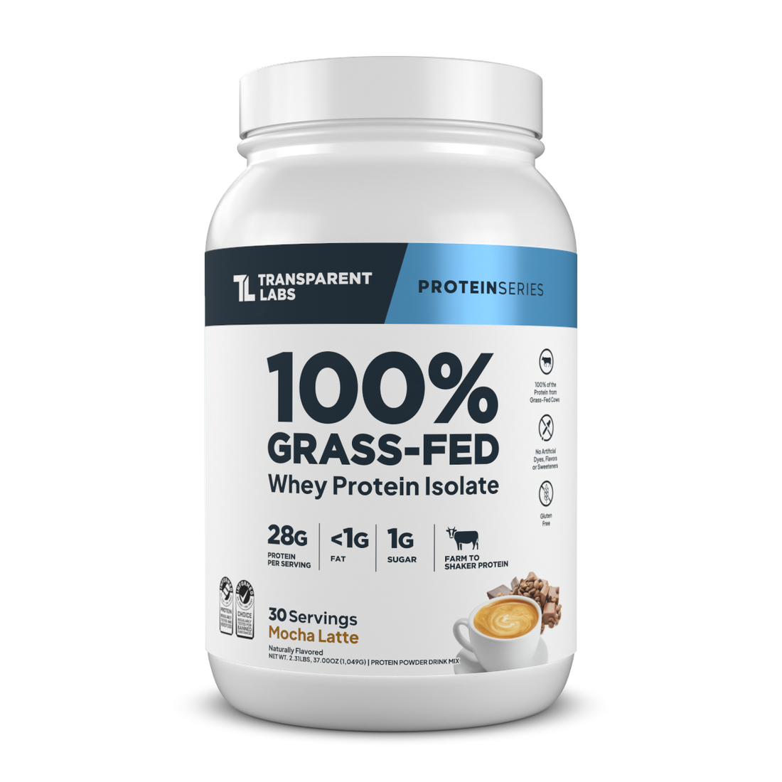 Transparent Labs Grass-Fed Whey Protein Isolate