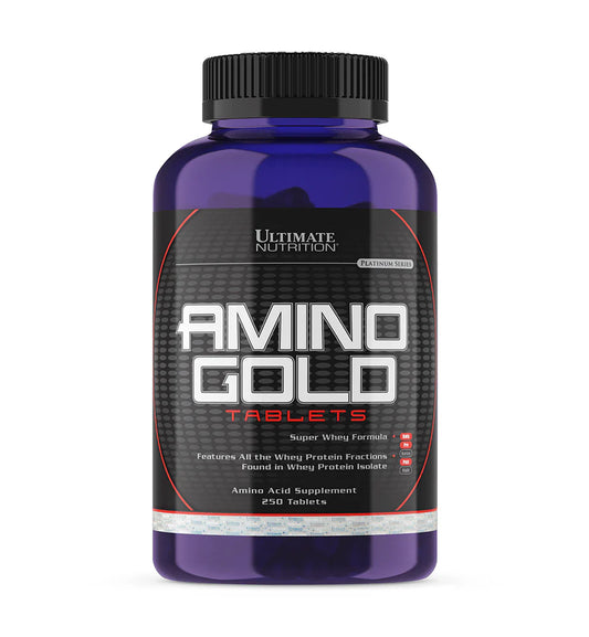 Ultimate Nutrition Amino Gold – Super Whey Formula, 250 Tablets, 3 g Protein per Serving