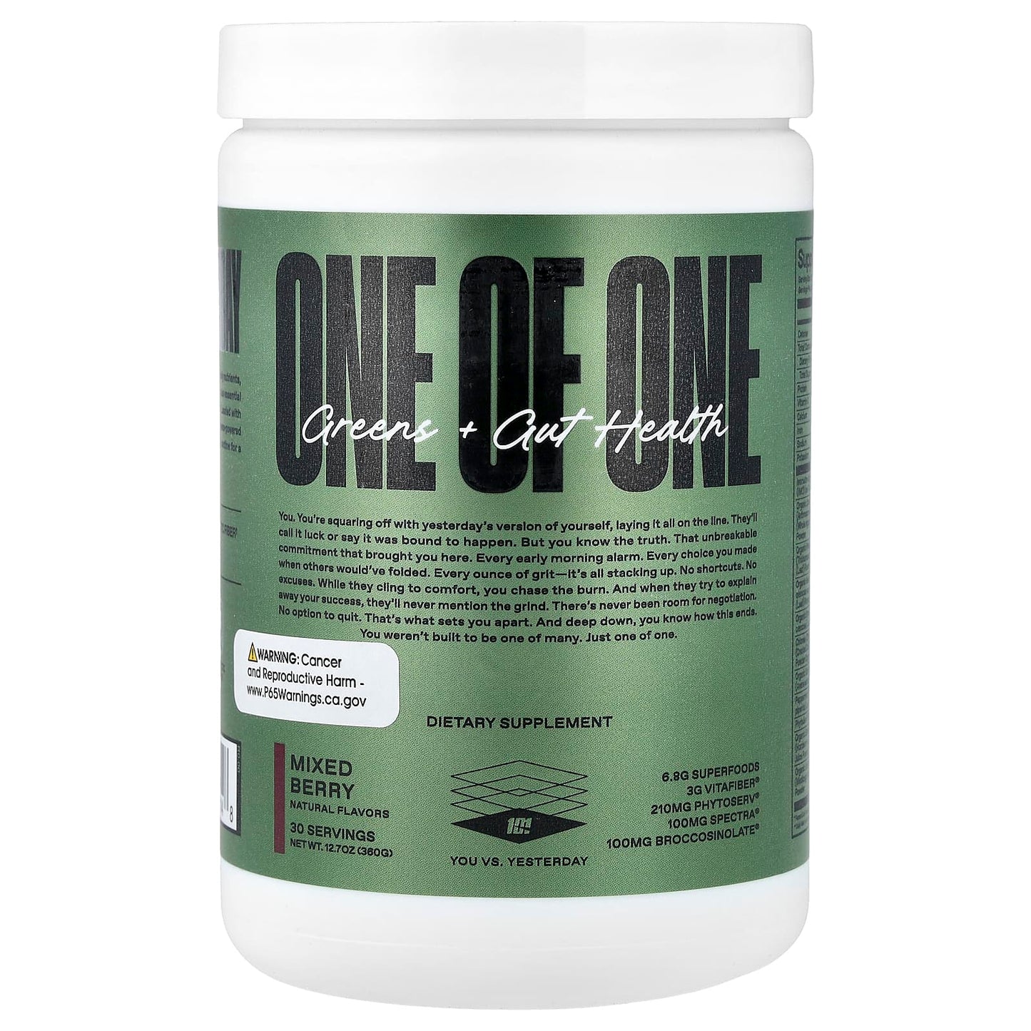 ONE OF ONE Greens + Gut Health Mixed Berry, 30 Serving