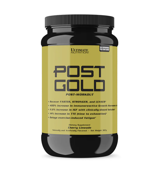 Ultimate Nutrition Post Gold Post-Workout Powder, Muscle Recovery Drink with BCAA, Beta Alanine, Betaine, GABA, Glutamine 30Servings