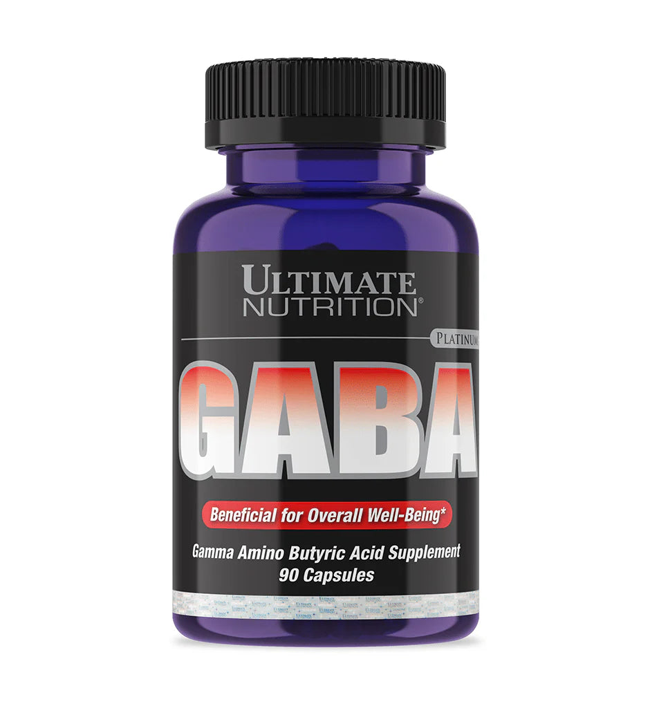 Ultimate Nutrition GABA Gamma Amino Butyric Acid Supplement 1500mg 90Caps