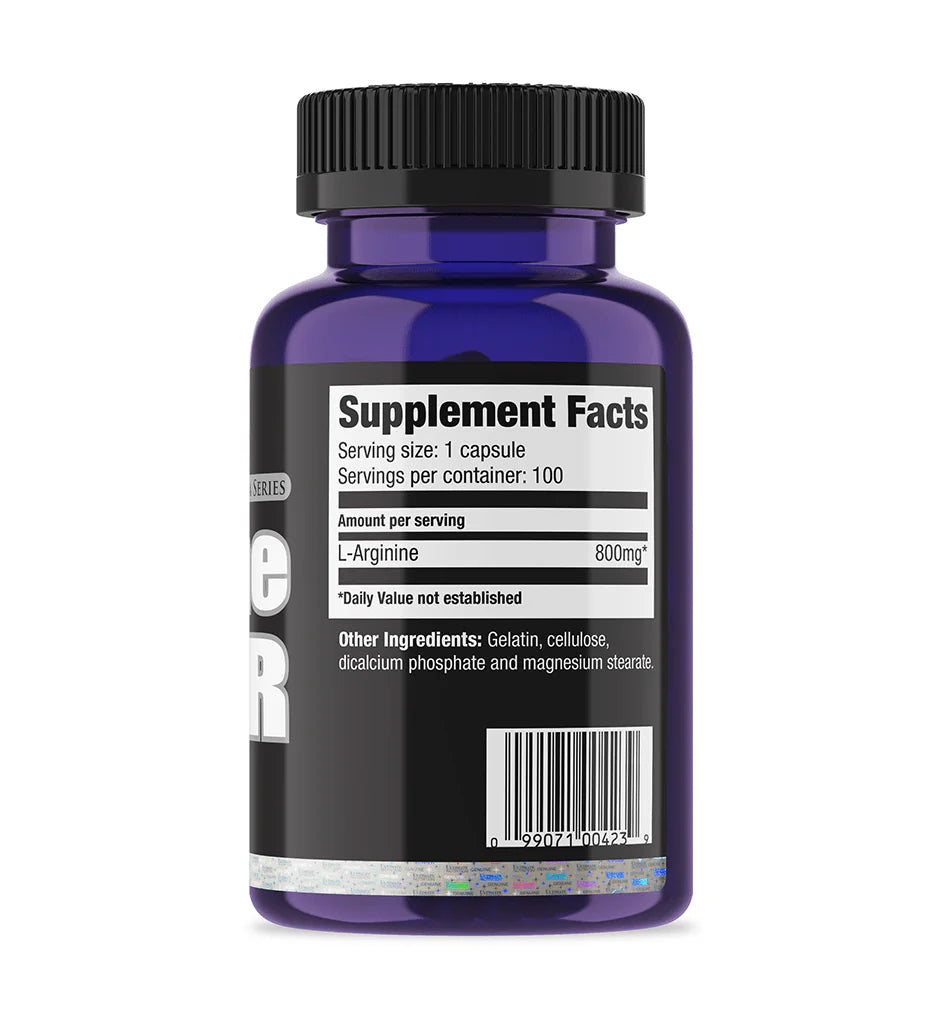 Ultimate Nutrition Arginine Power With 800mg of L-Arginine for Nitric Oxide Production - 100 Caps