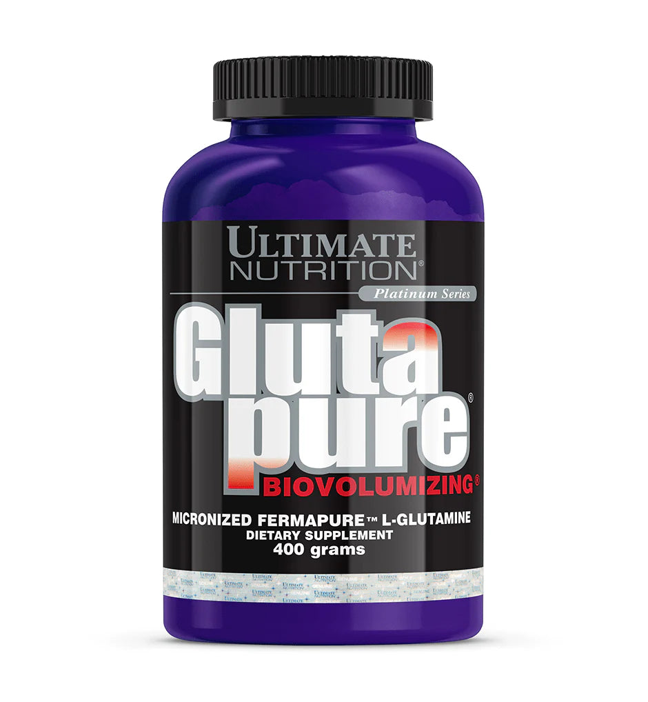 Ultimate Nutrition Micronized Fermapure Glutapure 5000mg Biovolumizing, 400g Powder, 80 Servings