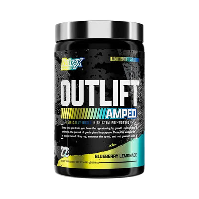 Nutrex Outlift Amped Clinically Dosed High-Stim Pre-Workout - India's Leading Genuine Supplement Retailer
