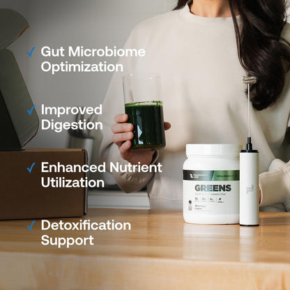 Transparent Labs Prebiotic Greens - Superfood Powder & Antioxidants Supplement  30Servings