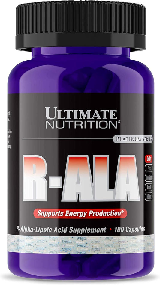Ultimate Nutrition R-ALA (Alpha Lipoic Acid) 100Sofgels