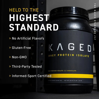 Kaged Whey Protein Powder: 100% Whey Protein Isolate - India's Leading Genuine Supplement Retailer