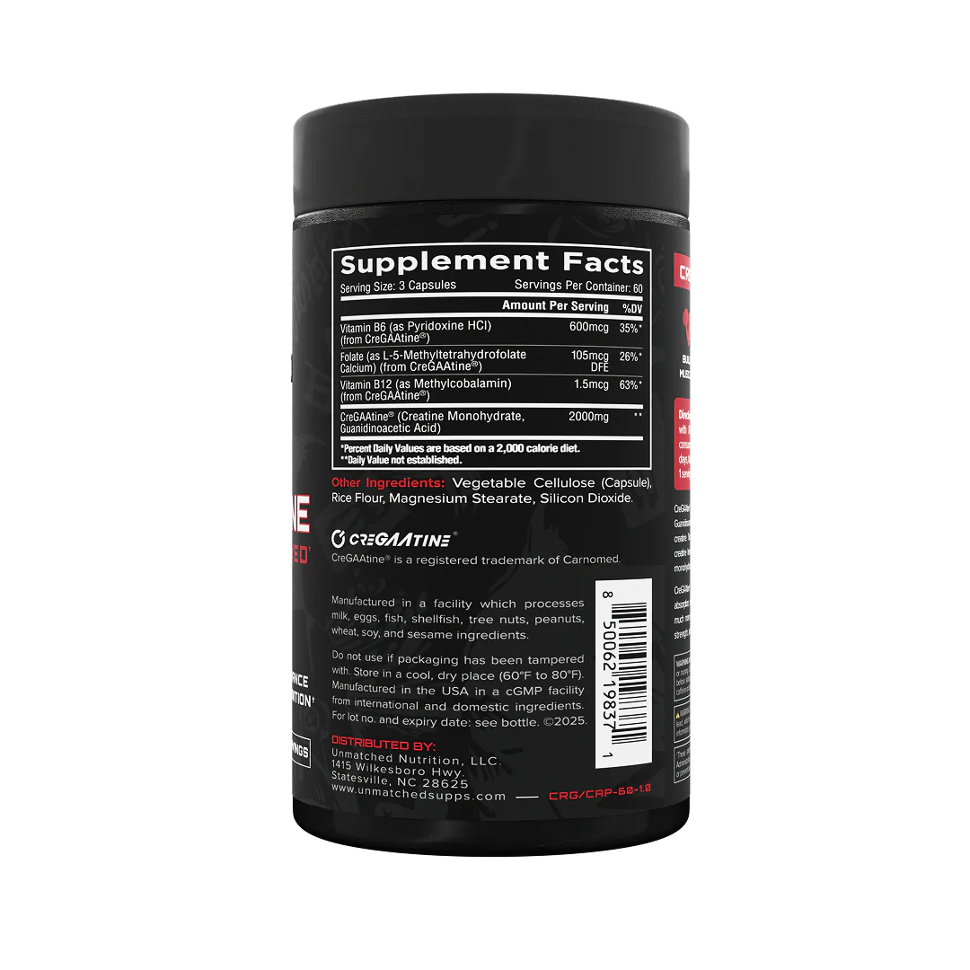 UNMATCHED CreGAAtine - Capsules 60Servings