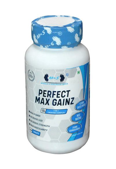Muscle & Strength India Perfect Max Gainz Tablets - India's Leading Genuine Supplement Retailer