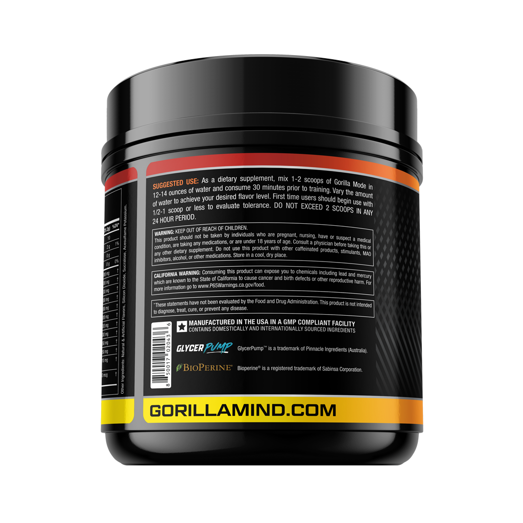 Gorilla Mode Preworkout India's Leading Genuine Supplement Retailer