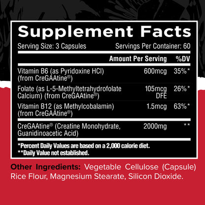 UNMATCHED CreGAAtine - Capsules 60Servings