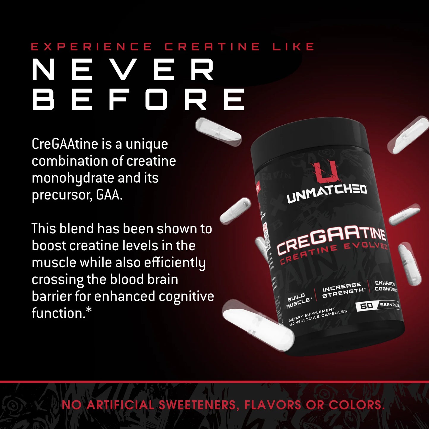 UNMATCHED CreGAAtine - Capsules 60Servings