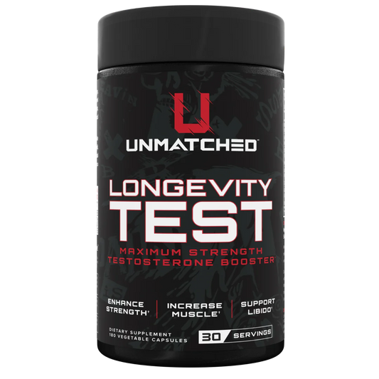 Unmatched Longevity Test 30 Servings 180 Caps