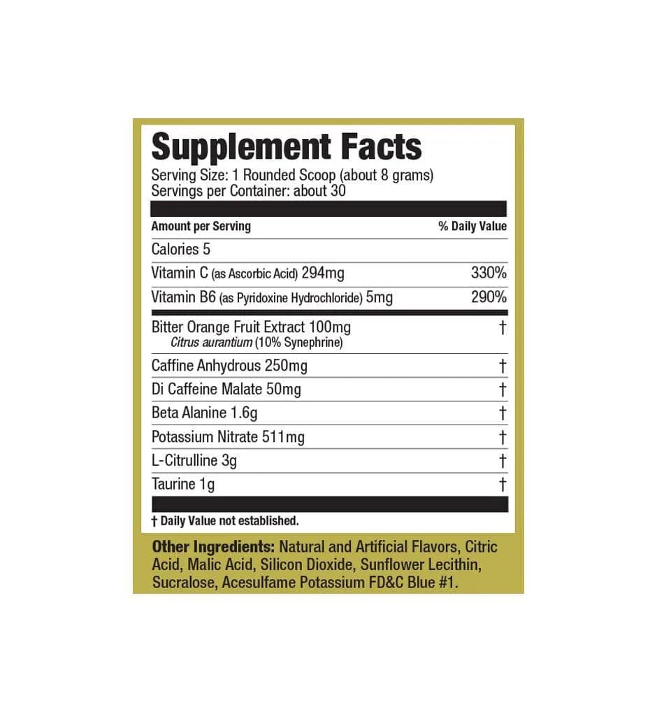 Ultimate Nutrition Pre Gold Pre-Workout 30Servings